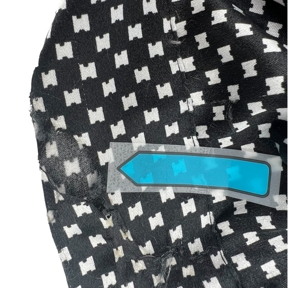 Victoria's Secret Black White Geometric Print Satin Robe Size Small Women’s - Picture 6 of 6